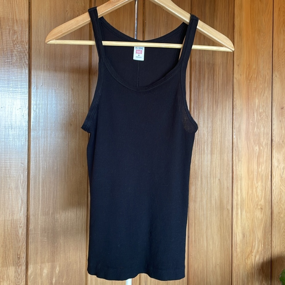 Hanes x RE/DONE Ribbed Tank Size Medium Black - Picture 7 of 7